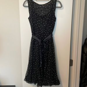 Rickie Freeman Teri Jon Polka Dot Dress